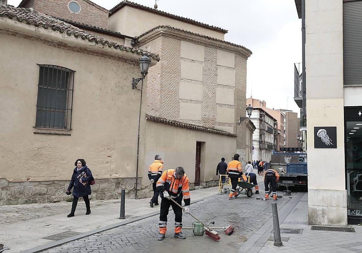 Corte al tráfico de la calle